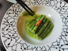 葱香炝油野笋-杭州西湖柳莺里酒店·闻莺厅