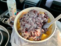 红豆芒果炼乳冰-帅小六刨冰·不一样的奶冰(总店)