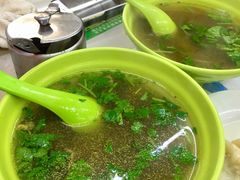 牛肉粉丝汤-胡记锅贴·沪上游子老鸭粉丝汤(太原路店)