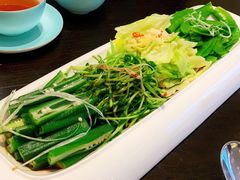 白灼四味时蔬-翠湖轩中餐厅·翠湖宾馆