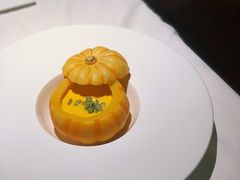 奶油苹果南瓜汤-橘洲1910花园江景西餐厅