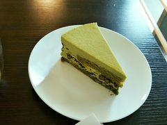 抹茶芝士蛋糕-当绿咖啡馆