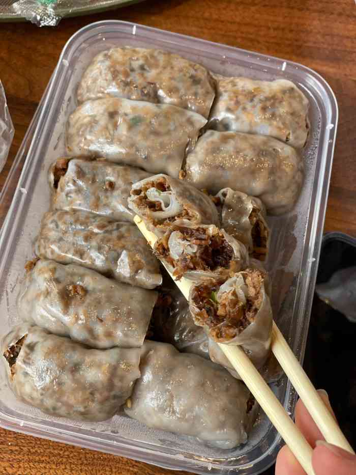 李记 河口老字号越南小卷粉-"从老板发家出名后,就吃过一次,那次馅咸