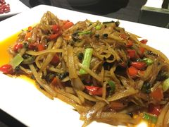 韭菜花土豆丝-新竹里馆·花园餐厅(兴苑路店)