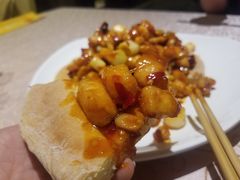 披萨宫保鸡丁-大鸭梨烤鸭店(花园村店)