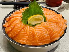 厚切深海三文鱼刺身-万岁寿司(万国店)