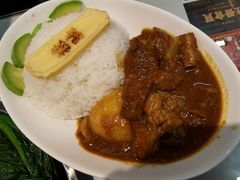 咖喱揸腩饭-敏华冰厅(平安金融中心店)