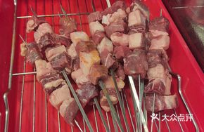 Beef Skewers from the Upper Back