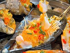 -围炉肉舍•炭烤活鳗•丹东海鲜烤肉(步行街店)