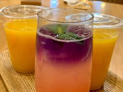 蝶豆花可尔必思苏打-Café & Meal MUJI(北京坊店)