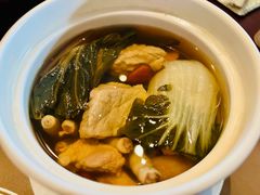 杏仁墨鱼干金银菜润肺汤-新荣记(建国门外大街店)