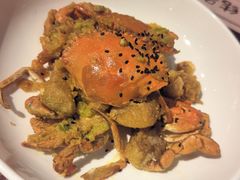 流沙咸蛋黄焗虾蟹煲-南海渔家•海鲜•正宗海南菜(海棠湾店)