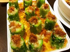 瑶柱金银蒜蒸丝瓜-有璟阁港式餐厅(国贸商城店)