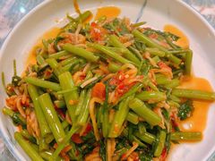 酸笋炒空心菜-浩海火烧云傣家菜(京广店)