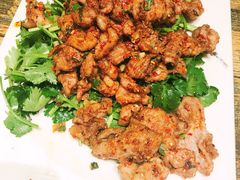 孜然羊肉-阿洪锅贴王(小吃城店)