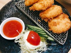 三文鱼可乐饼-越光米贩精致料理餐厅(金鹰店)