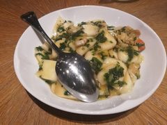 荠菜蟹股炒年糕-宁波柏悦酒店·钱湖渔港