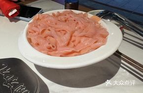 Raw Duck Intestine Steamed with Sauce