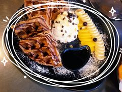 奶油华夫饼-MI WU FACTORY米屋美食工厂餐厅(绿地店)