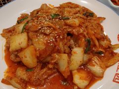 辣白菜炒五花肉-韩香福烤肉庄园(荣成店)
