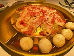 澳洲牛五花锅-猪啊牛呀羊啊铜盘烤肉(正大广场店)