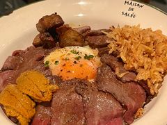 和牛鹅肝海胆波奇饭-salée