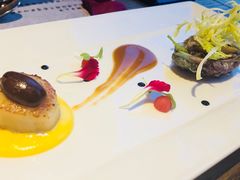 北海道扇贝和低温慢煮鲍鱼-The V泽惟·低温慢煮料理