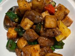 黑胡椒杏鲍菇牛肉粒-汤城小厨•粤菜•靓汤(西直门凯德MALL店)