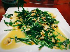 韭菜炒黄贝肉-沈家门小海鲜