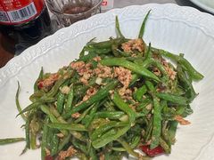 虾酱扁豆丝-船歌·鱼水饺青岛菜(太阳宫凯德MALL店)