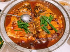 鱼头红焖+鱼丸清炖-解家河南菜(商鼎路店)