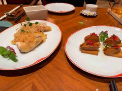 煎鹅肝与碳烤牛柳组合-么哈MOJAR(厦门云城万科里店)