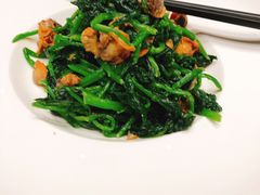 菠菜拌毛蛤蜊-老船夫婚宴婚庆会馆(延吉路店)