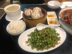 榄菜肉松炒四季豆-金翠河烧鹅餐厅(北城天街店)