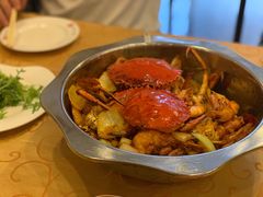 香辣蟹炒菜-秦记香辣蟹(松榆里店)