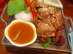 烤猪颈肉-荷花泰菜(东方新天地店)