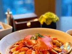 花雕肉碎蒸膏蟹-广州柏悦酒店·悦景轩·粤菜餐厅