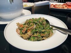 青椒鸡蛋炒虾仁-徐记海鲜·宴会(大唐西市|丰庆店)