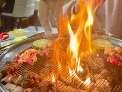 -围炉肉舍•炭烤活鳗•丹东海鲜烤肉(步行街店)