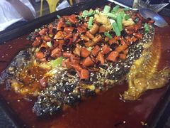-探鱼·鲜青椒爽麻烤鱼(广州花都来又来店)
