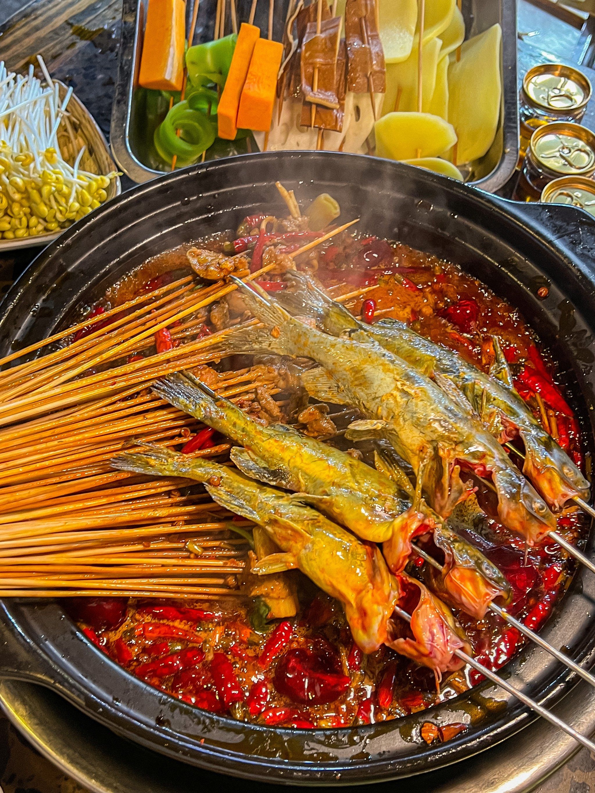 成都串串黑马98开了9年的砂锅串串 家人们谁懂啊