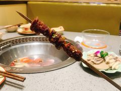 雪羊小串-羊来顺冰煮鲜羊铁锅烀羊肉(八卦岭店)