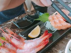 三文鱼刺身&甜虾刺身-米彩料理(西丽店)
