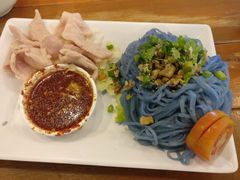 -蝶豆花蓝面条