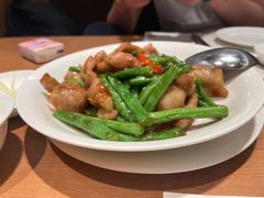 四季豆炒松阪猪肉-鼎泰丰(德基广场店)