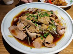 葱油嫩腰花-老头儿油爆虾(金鹰世界店)
