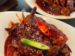 -草家酱蟹炭火烤肉店(珲春南路一店)