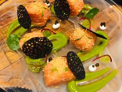 挪威三文鱼配法葱酱汁-AZUL by FUEL蓝色·法式酒馆(琶醍店)