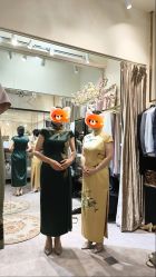 点击看大图 -伊莲妈妈装礼服旗袍高级定制