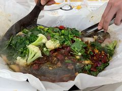 麻辣鸭血纸包鱼-有鱼吃·纸包烤鱼(曲江创意谷店)